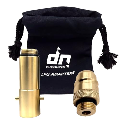 DN Autogas Parts LPG GPL 21,8 mm LH Autogas Safefill Lot d'adaptateurs de recharge à baïonnette Euronozzle avec sac