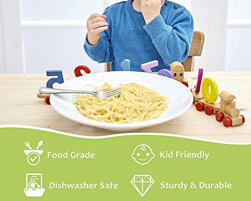 Teamfar TF-SS Toddler Forks, 6 Pcs Stainless Steel Kids Utensil Small Fork thumb #3