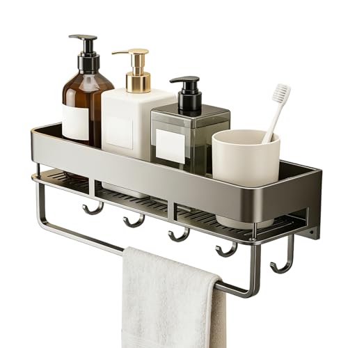 Étagère de douche à ventouse pour ranger sans percer la salle de bain