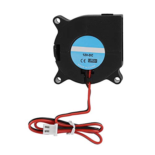 Heayzoki Turbine Turbo Blower Fan, 4020 DC 40 * 40 * 20mm Turbo Fan Blower Ventilador de enfriamiento para Accesorios de Impresora 3D(12V)