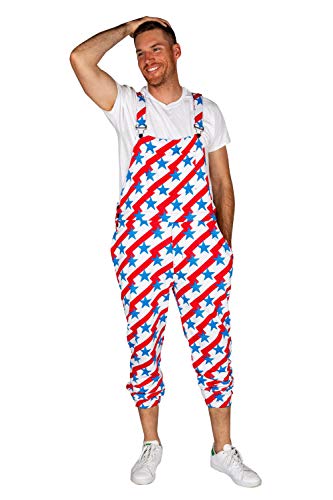 Shinesty Men's Pajamaralls The National Treasures Patriotic Overalls - Main Image