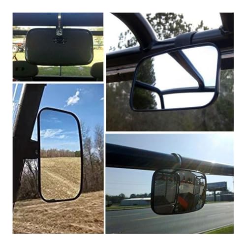 Espejo retrovisor de motocicleta universal convexo de alta resistencia para ATV y UTV 3