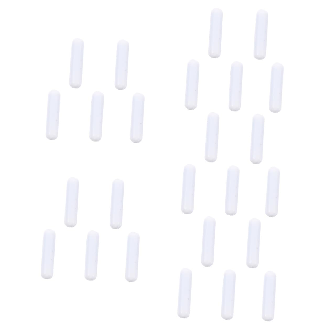 GLEAVI 25 Stk Rührstab weißer Mixer Magnetrührer PTFE umrühren Rührstäbe Spinbar-Rührmischer Laborrührer Rührplattenstange PTFE-Labor-Rührstäbchen Magnetstab magnetisch Lösungsmittel