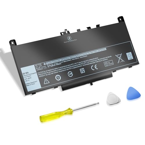 Ymawetia E7470 E7270 J60J5 55Wh Battery Compatible with Dell Latitude E7470 E7270 7470 7270 Laptop Type 0MC34Y MC34Y R1V85 242WD GG4FM WYWJ2 1W2Y2 451-BBSX 451-BBSY 451-BBSU P26S001 P61G001