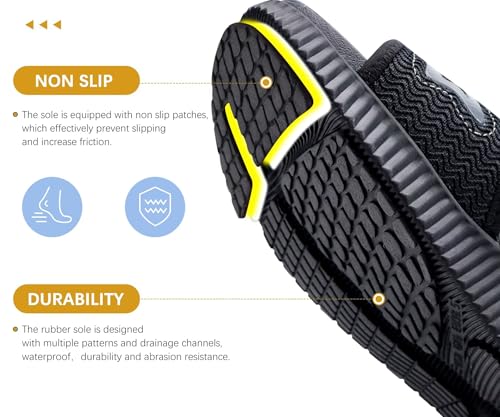 Image of KuaiLu Womens Orthotic Adjustable Strap Slides Arch Support Slip On Sandals