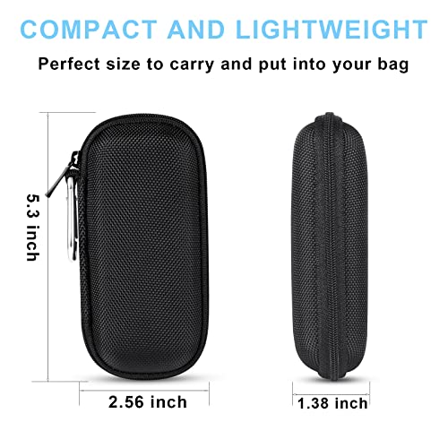 Travel Mini Case Compatible with Mini Blood Glucose Monitor,Protective Hard Shell Carrying Glucose Meter Waterproof Organizer for Diabetes Care Accessories - Thumbnail 3