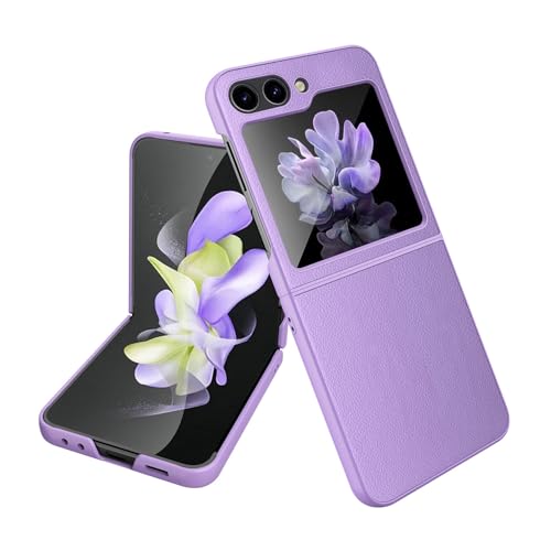 Samsung Galaxy Z Flip 5�p�X�����ȑϏՌ��݌v�A�����h�~�A�ϖ��Ր��̓d�b�J�o�[�BSamsung Galaxy Z Flip 5�p�B(Purple)