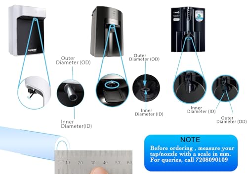 Image of Food Grade Silicone Extension Tube Compatible with Aquaguard Sure Water Purifier - Flexible 3 Meter Pipe, Semi Transparent