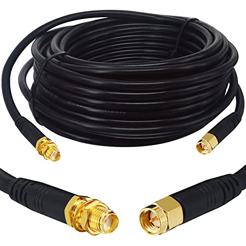 Câble coaxial RG58 10m SMA mâle femelle rallonge antenne routeur 4G LTE et réseau WiFi LAN
