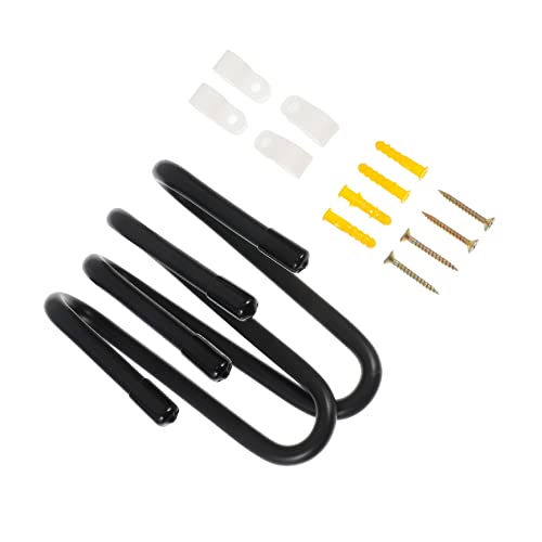 Toddmomy Skateboard Display Rack Guitar Surfboard Fixing Tool Storage Hook Aluminum Alloy Easy Installation