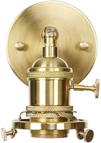 NZDY Wall Light 1 Lamp Vintage Wall Sconce with Globe Glass in All Bronze Brass, Bathroom Vanity Lighting Suitable for Living Room &Amp; Hallway Wall Lamp,A photo 3