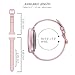 Tensea Leather Band Replacement for Samsung Galaxy Watch Active 2 44mm / 40mm Band and Galaxy Watch 42mm Band, Women Men Soft and Slim Leather Strap Compatible with Galaxy Watch (Pink)