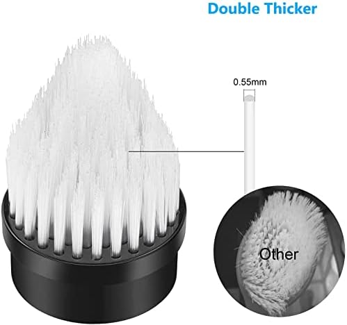 Electric Spin Scrubber, Cordless Cleaning Brush with 7 Replaceable Brush Heads & Adjustable Long Handle, Automatic Power Scrubber Mop Shower Cleaning Tool for Bathroom Tub, Floor, Tile, Kitchen, Car