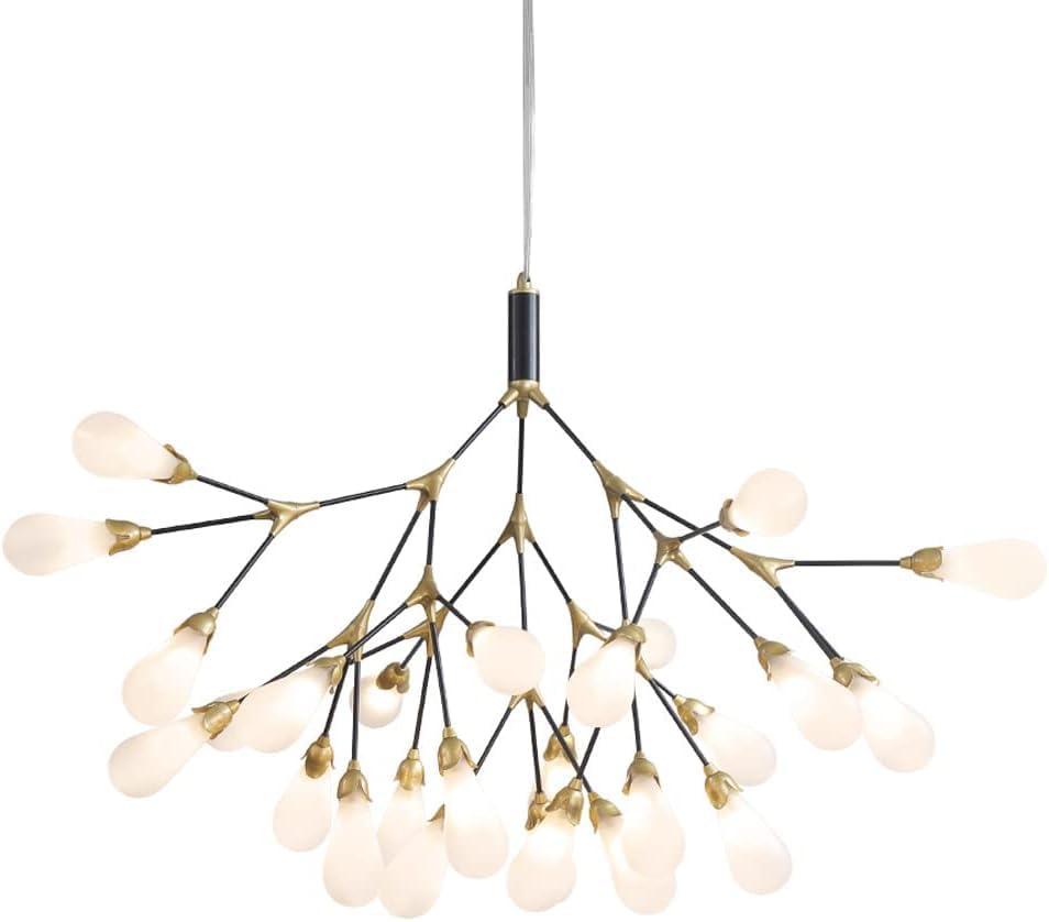 Chandelier Nordic Living Room Chandeliers Postmodern Glass Ceiling Light Fixture led Dimmable Pendant Lighting Luminaire with 7 15