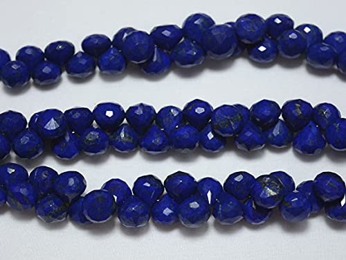 Lapis lazuli perles oignon facettées pour réparer et sublimer vos bijoux - 2