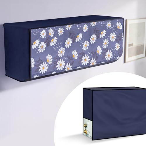 Image of Robustt 1.5 Ton Split AC Cover for Indoor and Outdoor Unit | Waterproof & Dustproof AC Covers with Sun Exposure and Rust Protection | Fabric