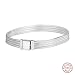 Produktbild Chicbuy 2019 Feder-Reflexionen Multi Schlangenkette Armband 925 Silber DIY passend für Original Pandora Armbänder Charm-Anhänger Modeschmuck 19 cm