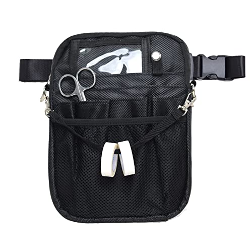 Krankenschwester Gürteltasche, Schwesterntasche, Utility Krankenschwester Tasche für Arbeit, Fit für Krankenschwester, RN, Vet-(nur Tasche)-Schwarz