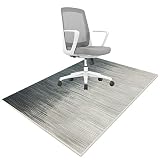 Hlimior Office Chair Mat for Hardwood Floor, Anti-Slip Desk Chair Mat, Chair Rugs Floor Protectors M