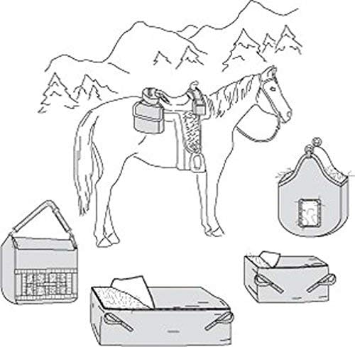 Suitability 7291 Saddle and Hay Bags Equestrian Sewing Pattern (Pattern Only)