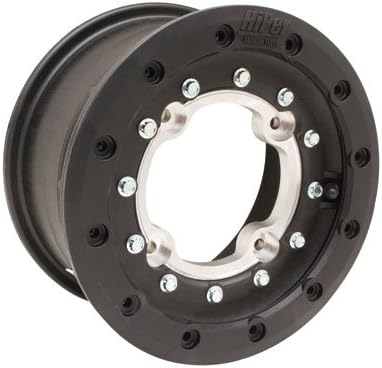 4/156 HiPer Tech 3 Single Beadlock Wheel 10X5 4.0 + 1.0 Black Beadring for Yamaha RAPTOR 700R 2013-2018