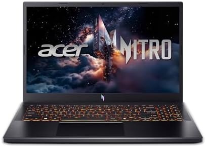 Acer Nitro V Gaming Laptop | Intel Core i9-13900H Processor | NVIDIA GeForce RTX 5060 Laptop GPU | 15.6" FHD IPS 165Hz Display | 16GB DDR4 | 1TB Gen 4 SSD | Wi-Fi 6 | Backlit KB | ANV15-52-98KV