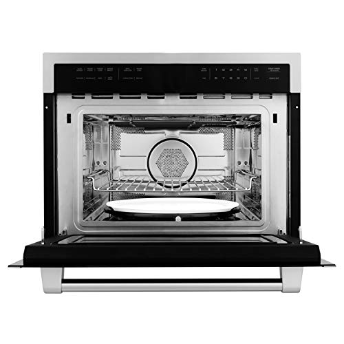 Zline 24" Built-In Convection Microwave Oven In Stainless Steel With Speed And Sensor Cooking #TOP2