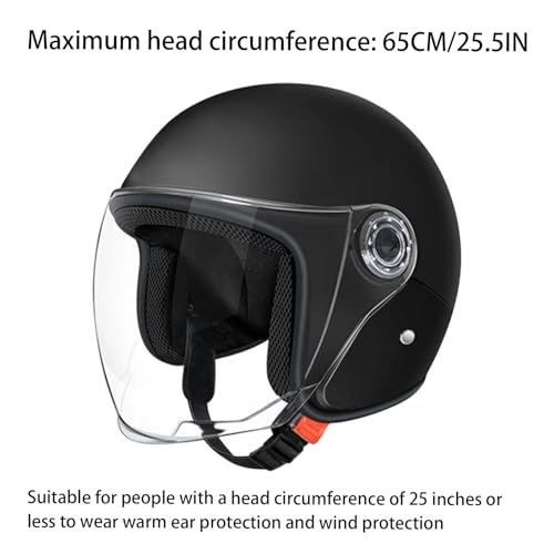 Casco de moto de media carcasa para aventura al aire libre de hombre 5