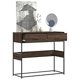 La mesa está fabricada con madera de ingeniería de superficie lisa, resistente a la humedad, deformaciones y roturas para mayor durabilidad.