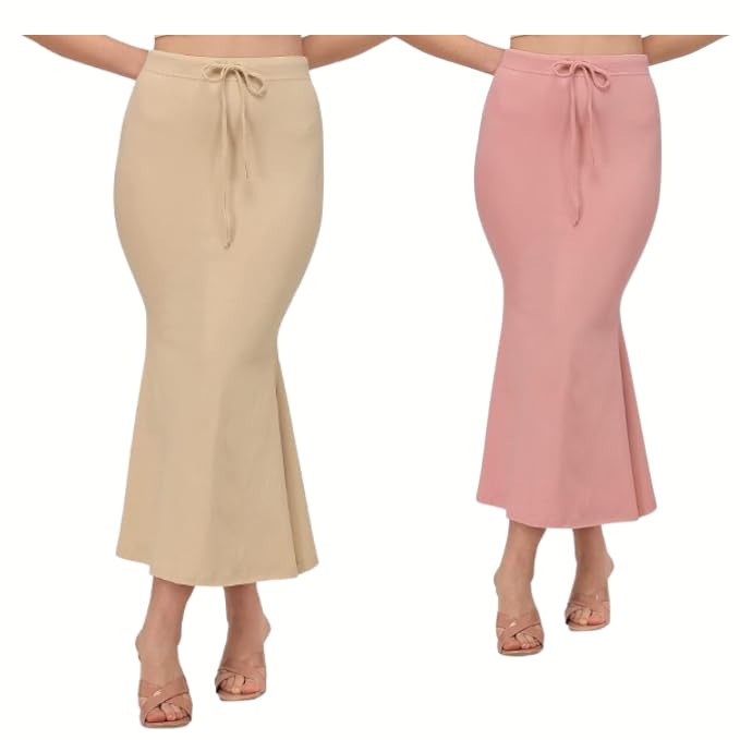 Image of Saree Shapewear Petticoat for Women | Fish Cut Mermaid Slim Fit Saree Shaper | Tummy Control Stretchable Underskirt| Body Shaper Petticoat for Saree, Lehenga, Gown & Bridal Wear
