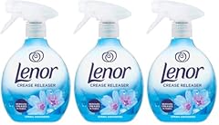 Lenor - Spray antipieghe Crease releaser, rimuove le pieghe dai tessuti Fragranza primaverile "Spring Awakening", confezione da tre, 3 x 500 ml