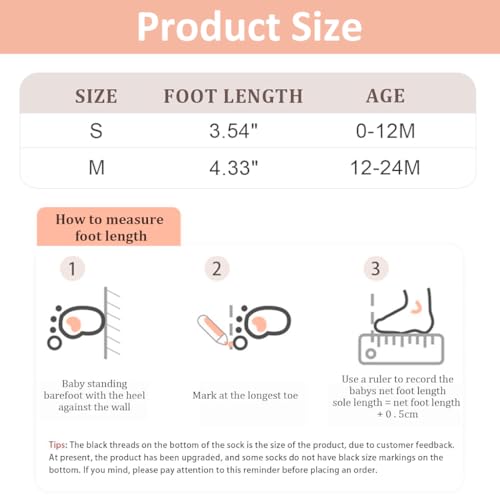 Image of SNOWIE SOFT 6 Pairs Baby Socks Set 0-18 Months, Summer Breathable Anti-Slip Cartoon Design Cotton Socks, Non-Slip Grip Ankle Floor Socks for Newborn Infants Boys and Girls