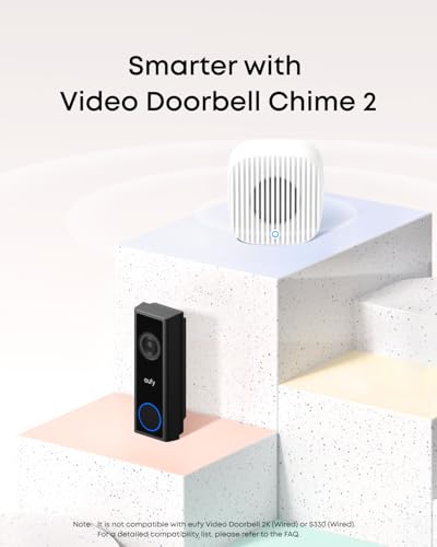 eufy Video Doorbell Camera Wireless C30 with Chime 2, Live Video Calls, 2K FHD, 10 Bell Sounds, Bluetooth Auto-Pairing, Battery Powered, Easy Installation, HomeBase S380 Compatible, No Monthly Fee - Image 3