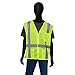 West Chester 47217 Hi-Viz Limited Flammability Safety Vest ? XXX-Large, Polyester Mesh, 2in. Silver Reflective Tape, Hook and Loop Closure, Storage Pockets