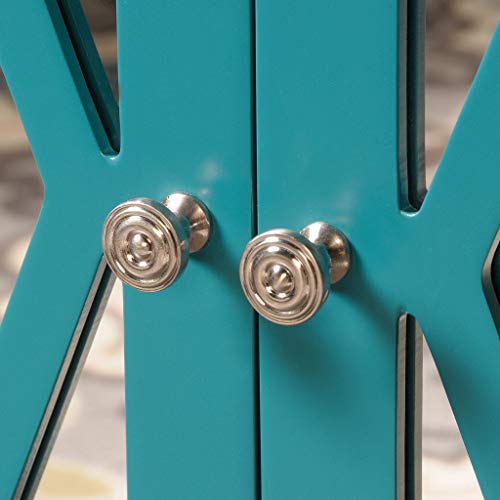 Sauder Harbor View Accent Storage Cabinet, Caribean Blue Finish #TOP6