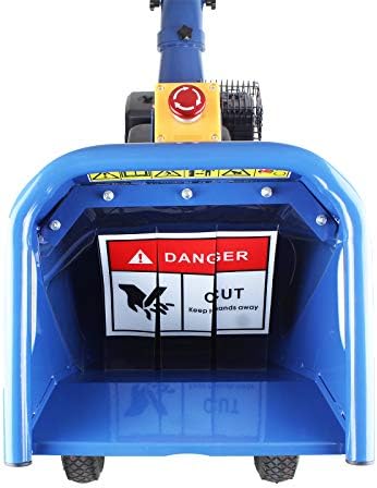 Hyundai 7hp 212cc Electric Start Wood Chipper Garden Shredder with 3 Year Warranty