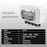Überspannungsschutz PV, DC Trennschalter Pv Anlage DC12v-DC400v 4-String – Ansicht 7