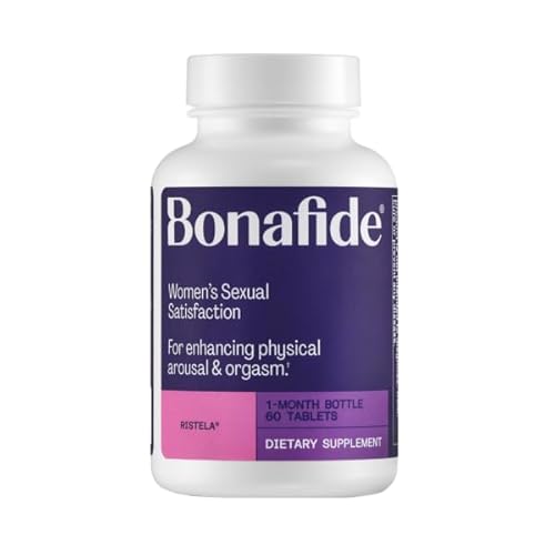 Bonafide Ristela – Hormone-Free, Drug-Free Support for Women’s Sexual Satisfaction – 1 Month Supply (60 Tablets)