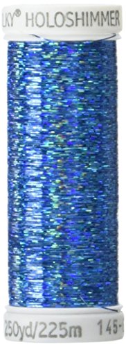 Image of Sulky Of America Holoshimmer Polyester Metallic Thread, 250 yd, Light Blue