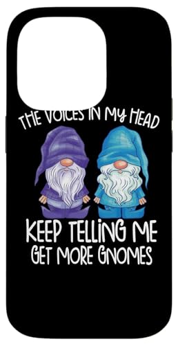the little voice in my head keep tell me get more gnomes �X�}�z�P�[�X iPhone 14 Pro �p