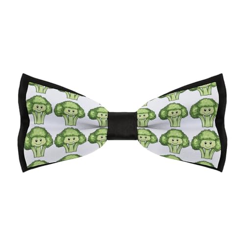 Vosery - VOSERY Nœud papillon mignon avec imprimé chou-fleur pour homme, nœud papillon pré-noué pour homme, fête, mariage, nœud papillon réglable pour homme