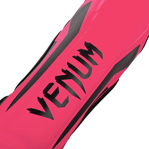 Venum Kids Elite Shinguards, Neo Pink, Medium (6-8 Years)