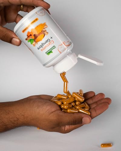Cúrcuma com Gengibre Premium - Pote com 60 Cápsulas 600mg de Gelatina (60)
