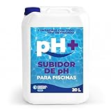 CONTROL GARDEN Subidor Ph Piscinas Líquido 20 L / 28 KG | Aumentador PH Fórmula Super Concentrada Piscina Interior y Exterior | Acción Rápida Sin Residuos | Agua Cristalina y Baño Agradable