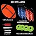 LED Flag Football, Light-Up Outdoor Sports Game, for All Ages