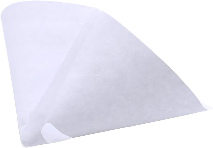50 szt., papier filtracyjny do powłok malarskich o średnicy 13,6 cm, drobny materiał, łatwy w obsłudze, dla artystów i malarzy-amatorów