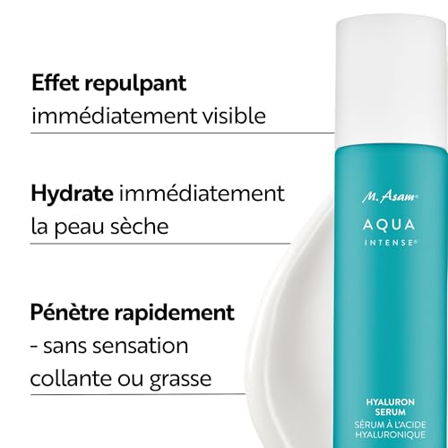 Sérum à l'acide hyaluronique M. Asam Aqua Intense - Soin hydratant repulpant 100 ml - 2