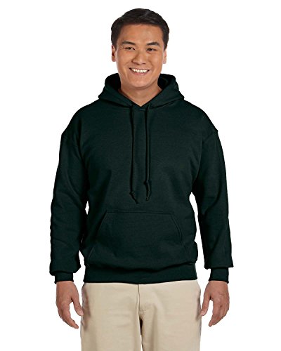 Gildan Men's Pouch Pocket Hooded Sweatshirt, Forest Green, L, Gr n (Forest Green), Large