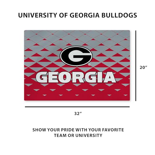 Tapete Northwest NCAA Georgia Bulldogs 20x32 pulgadas lavable miniatura 3
