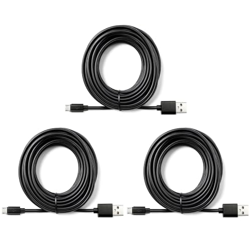 Micro USB Extension Cable for Blink Mini, Eufy 2c, Wyze Cam V3 / Pan V2
